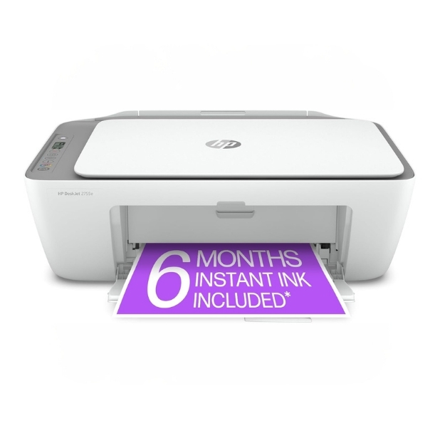 HP DeskJet 2755e All-in-One Printer with 3 Months Free Ink 